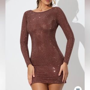 Oh Polly Delfina Embellished Dress